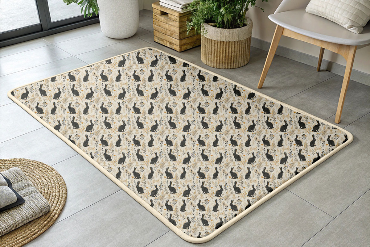 Black Rabbits – 3 Seamless Vector, a Pattern Graphic by one-touch (Photo 7 of 10)