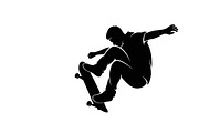 skateboard trick silhouettes showcas, an Illustration by Amazin_art (Thumbnail 11 of 31)