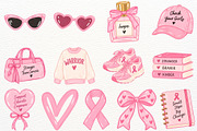 Breast Cancer Awareness Clipart Bow, a Healthcare Illustration by SugarCloudStudioArt (Thumbnail 5 of 5)
