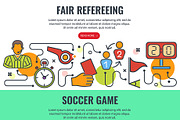 Soccer Banners and Concepts, a Sport Illustration by TAlex (Thumbnail 3 of 6)