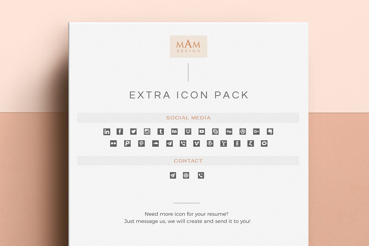 Professional Resume CV Template, a Resume Template by MAM Design (Photo 8 of 10)