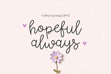 Hopeful Always Bouncy Script Font