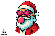 Pink Santa Png Santa Clipart Christm, an Illustration by Daily.Designs (Thumbnail 1 of 10)