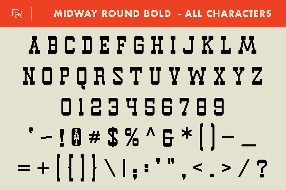 Midway - Slab Serif Font, a Slab Serif Font by Brian Ritter Design (Photo 11 of 14)