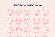 State Seals & Stamps, a Font by Cody Dennison (Thumbnail 2 of 3)