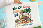 Funny Summer Goose Quote PNG, a Seasonal Illustration by Designking (Thumbnail 1 of 5)