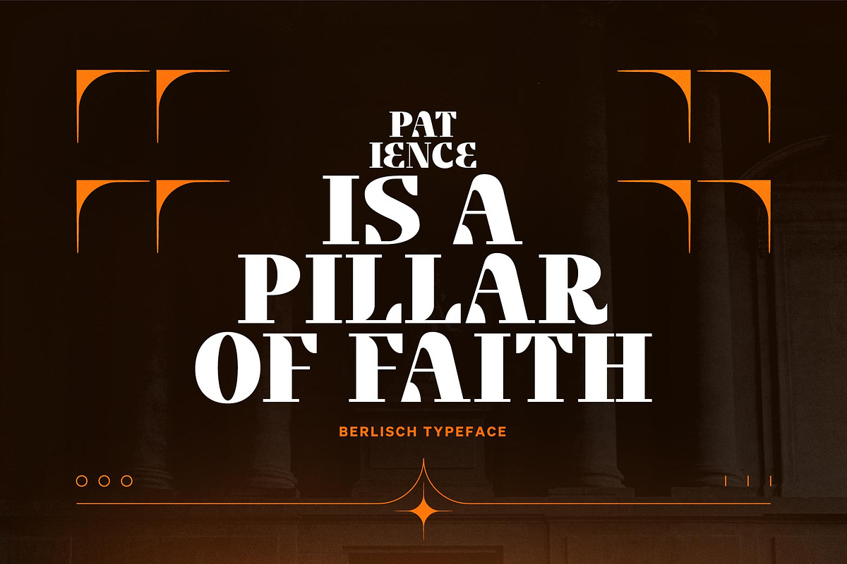 Berlisch, a Serif Font by Drizy (Photo 3 of 9)