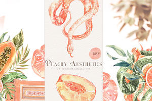 Peach Aesthetics Tropical Summer