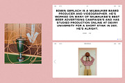 GREEN ST ARTISTS Webflow Template, a Websites & App Template by YYY ~ Webflow Templates (Thumbnail 3 of 7)