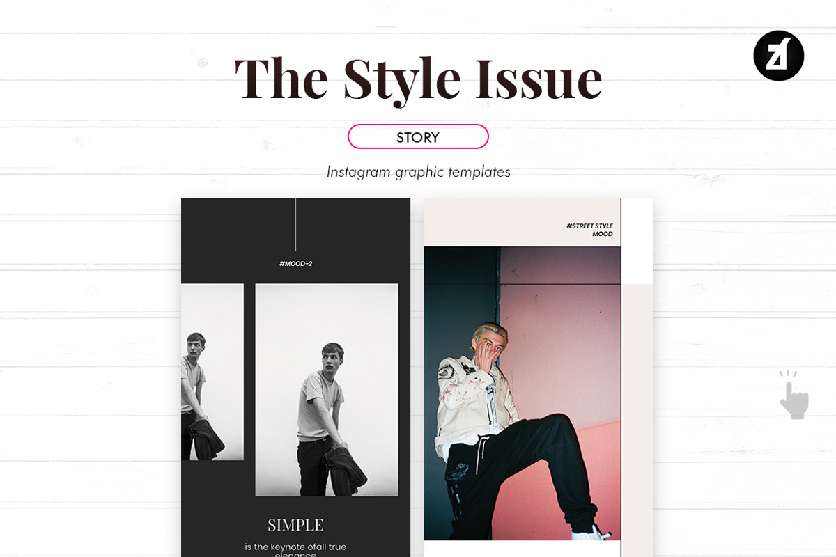 The style issue social media graphic, a Social Media Template by Chanut is industries (Photo 7 of 8)