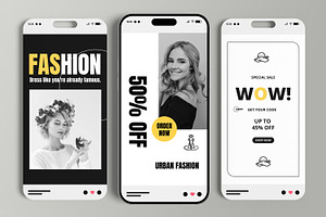 Fashion Social Media Story Post, a Social Media Template by MightyDesign