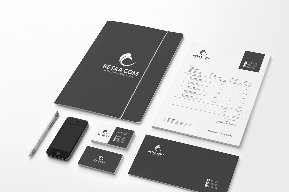 Corporate Identity, a Stationery Template by UX-group (Photo 2 of 8)