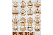 Christmas Balls Set SVG PNG Bundle, an Object Graphic by Digi_Design_World (Thumbnail 1 of 8)