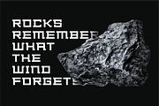 Pexan-Blocky Minimalist Font, a Slab Serif Font by Ebad Designs (Thumbnail 7 of 7)