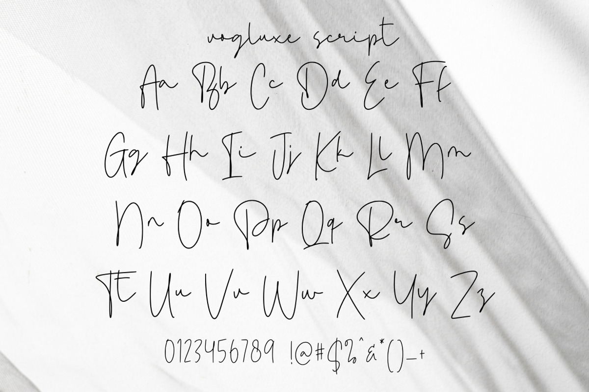 Vogluxe Font Duo, a Sans Serif Font by Glyphminds Studios (Photo 9 of 10)