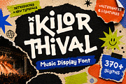 Ikilor Thival - Music Display Font, a Handwritten Font by productype1 (Thumbnail 1 of 10)