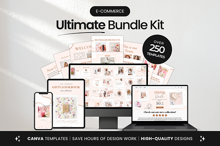 E-Commerce Social Media Bundle Kit, a Social Media Template by DigiPax