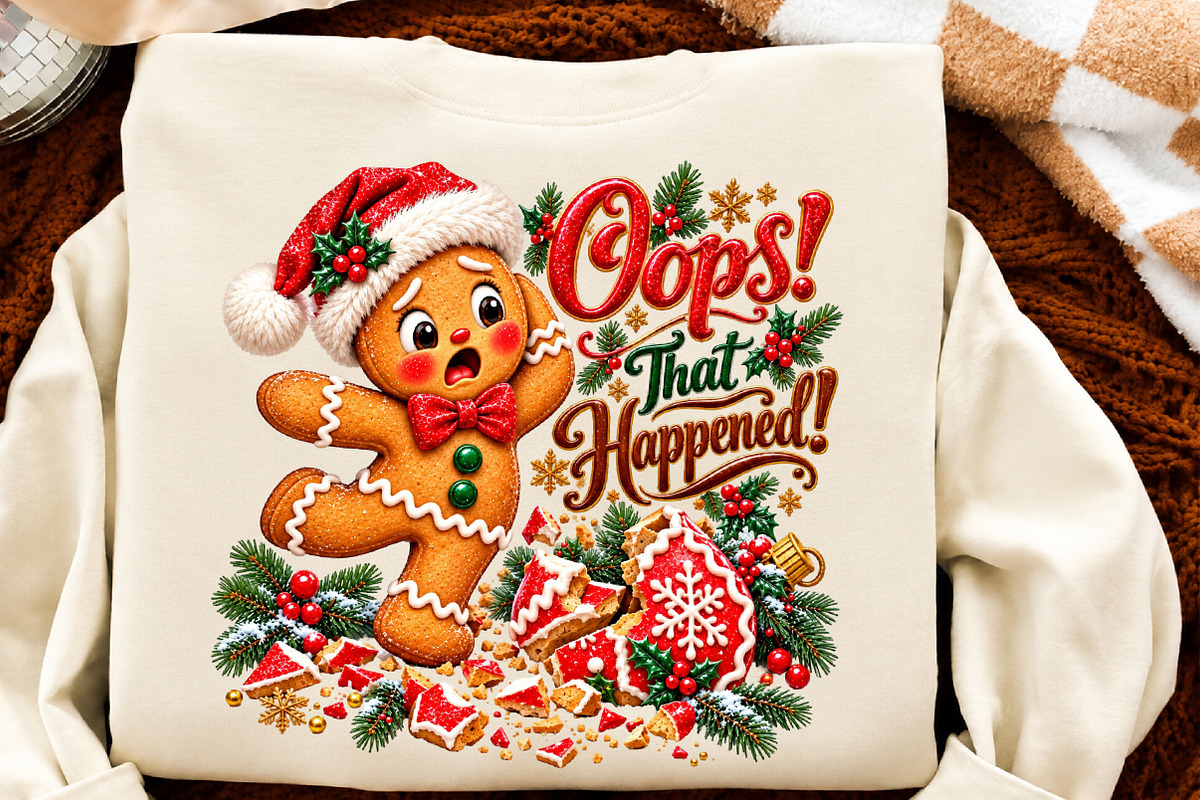Gingerbread Christmas Cookies PNG, a Seasonal Illustration by Craft Nest (Photo 6 of 6)