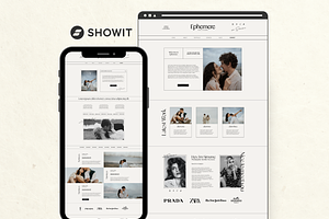 Showit Website Template Photography, an App Template by Branding Babe Co.