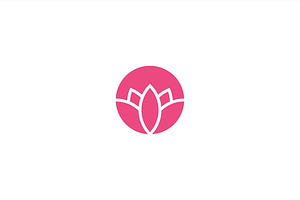 Lily logo template.