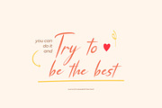 Slaycute | Cute Handwritten Font, a Handwritten Font by Denustudios (Thumbnail 2 of 15)