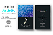 Artistic Business Card Bundle, a Business Card Template by M6 Gallery (Thumbnail 5 of 18)