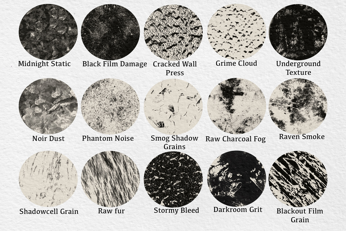 Distressed Grunge Texture Brushes, a Brushes & More by HabitusDesigns (Photo 6 of 7)