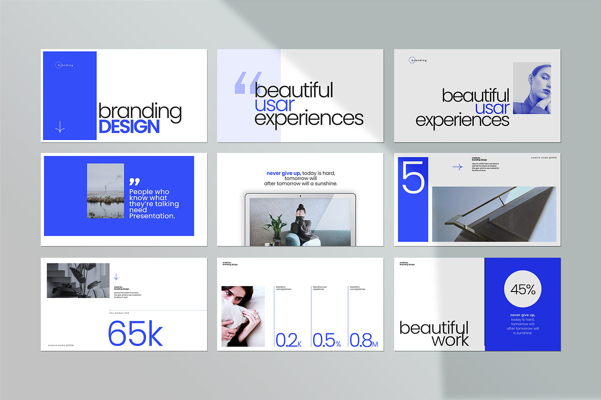 Branding Presentation Template, a Presentation Template by evgenystudio