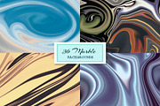 36 Abstract Marble Backgrounds, a Texture Illustration by gina_art (Thumbnail 1 of 2)