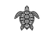 Mandala Sea Turtle SVG Bundle, an Illustration by yasushie (Thumbnail 13 of 31)