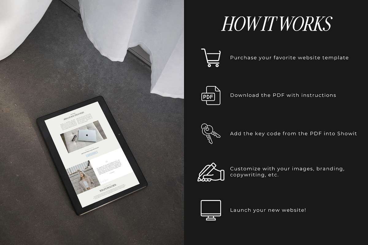 Sales Page Showit Add On Template, a Landing Page Template by Blush Created (Photo 3 of 10)