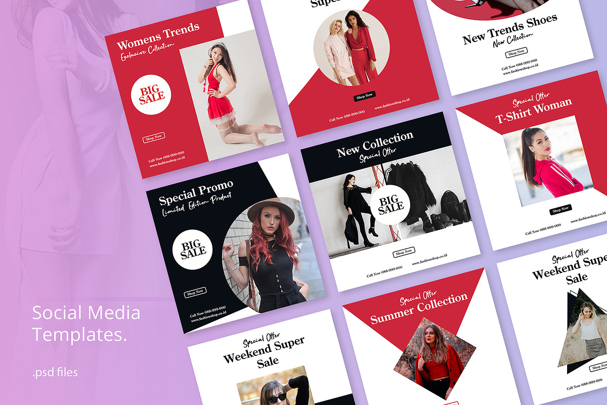 Fashion Instagram Post, a Social Media Template by temphall (Photo 1 of 4)