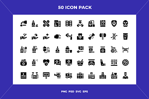 Medicine icons, an Outline Icon by Wencory