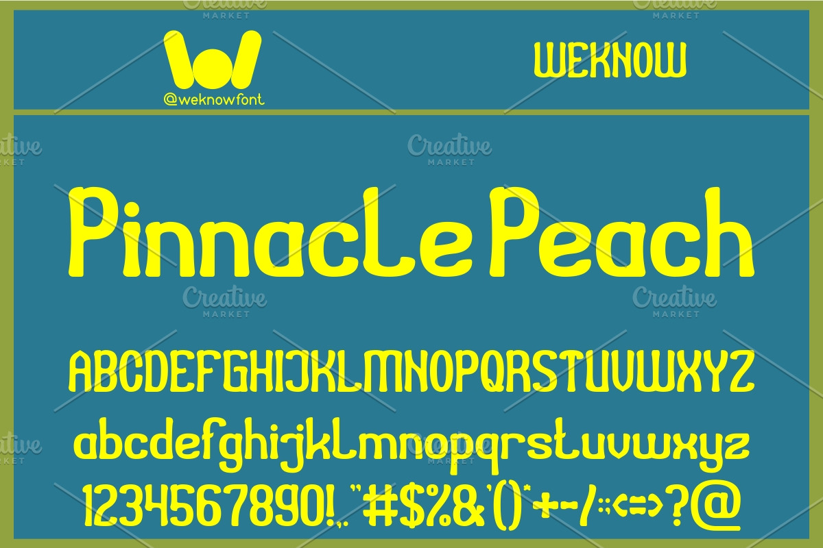 Fruit Branch font, a Font by weknow (Photo 2 of 5)