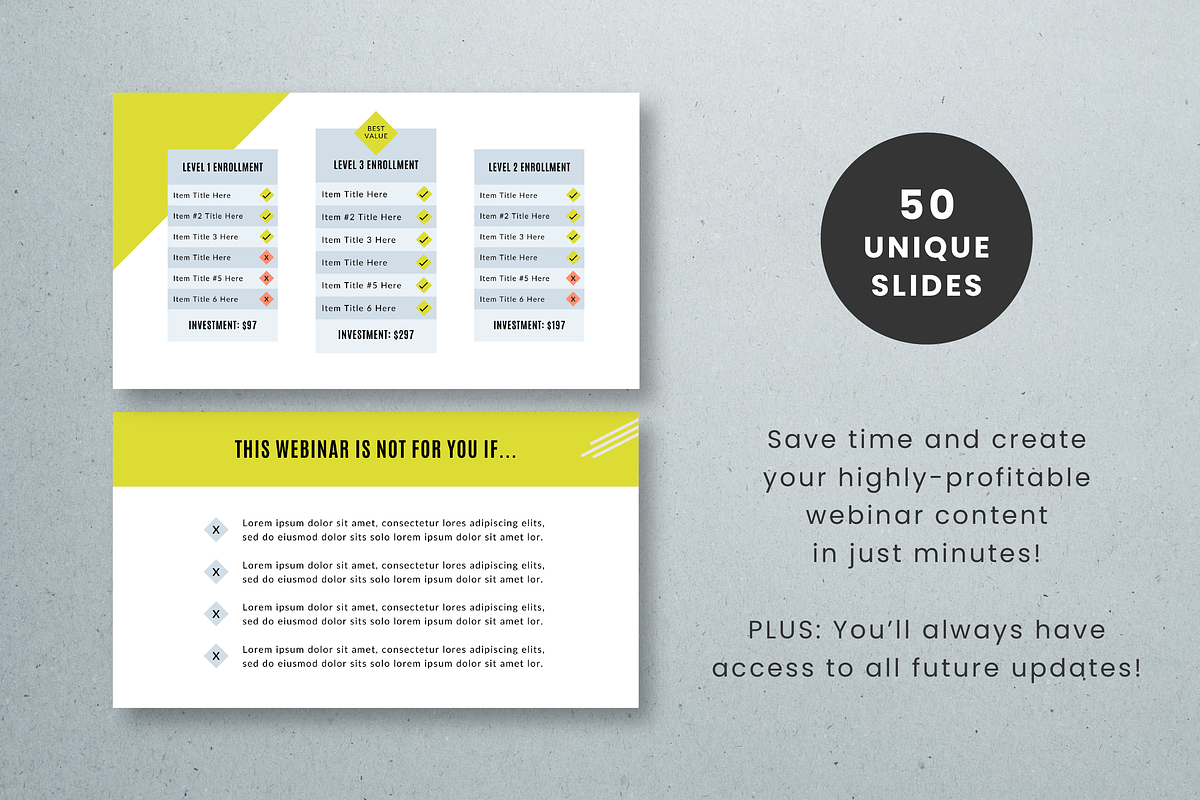Webinar Slide Deck, a Presentation Template by Studio Soluna (Photo 4 of 8)