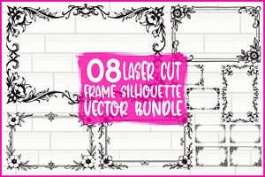 Laser Cut Frame Bundle, an Illustration by Designs_River