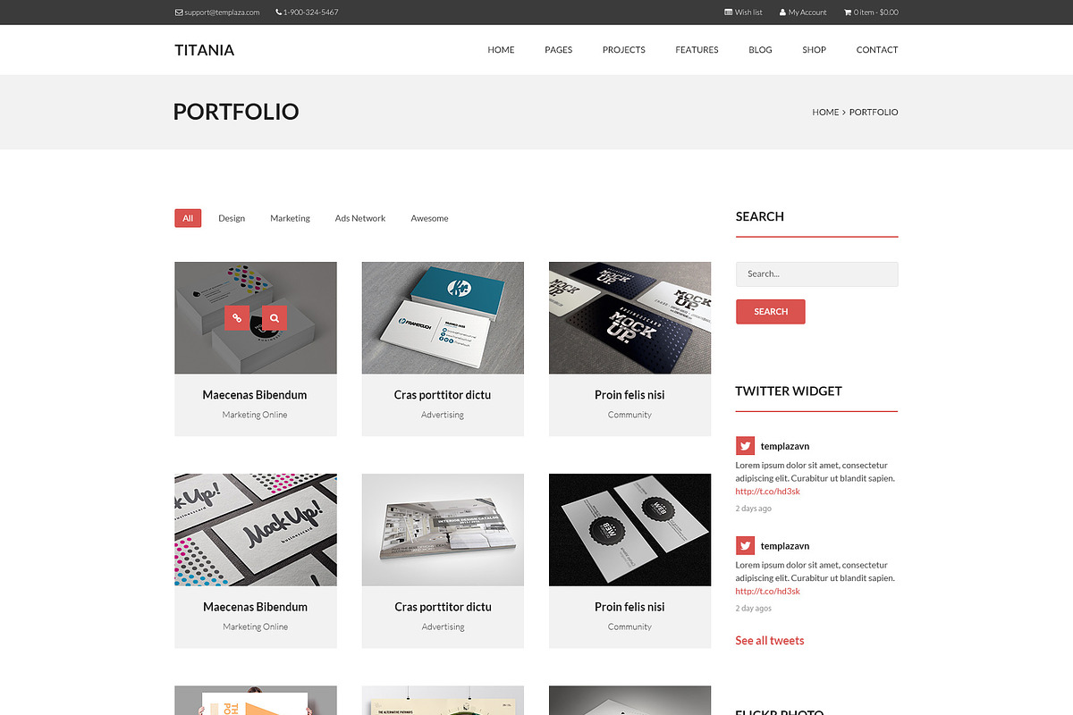 Titania - Multipurpose PSD Template, a Websites & App Template by TemPlaza (Photo 31 of 53)