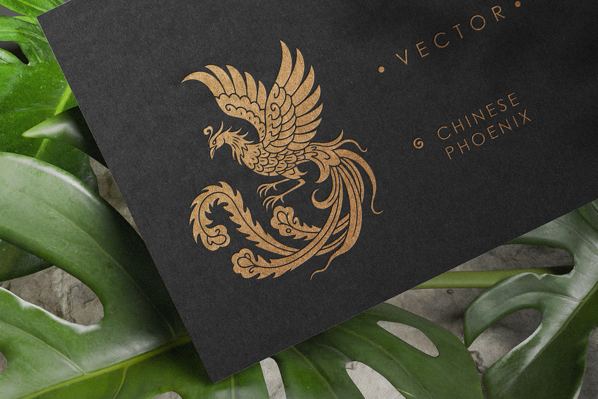 Chinese Phoenix decorative pattern, a Decorative Illustration by DesignFolioHub (Photo 3 of 6)