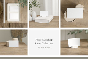 Business Card Mockup Scenes