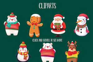 Christmas Cute Cliparts