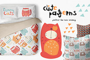 Nursery Art Funny Cats, an Animal Illustration by Nursery Art (Thumbnail 3 of 10)