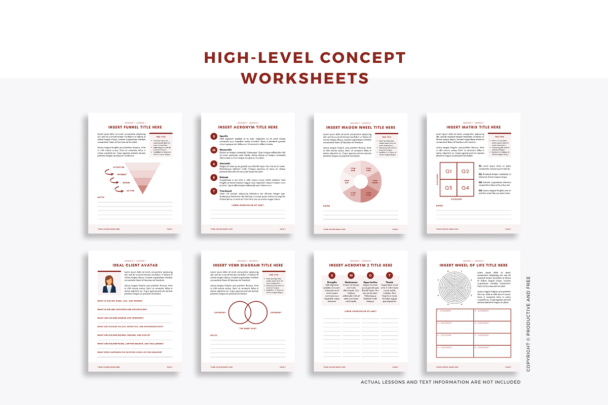 Course Creator Bundle 150+ Templates, a Magazine Template by ...