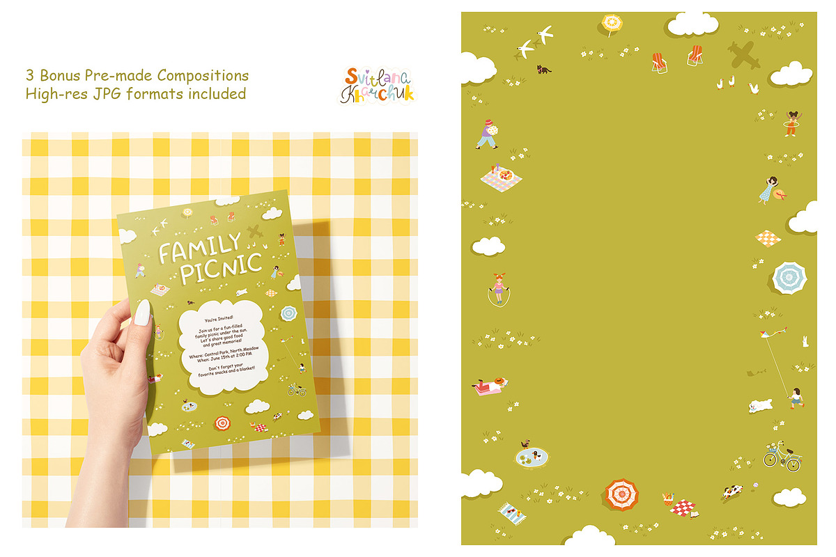 Summer Meadow Flatlay Lifestyle Set, a Pattern Graphic by Svitlana Kharchuk (Photo 16 of 16)