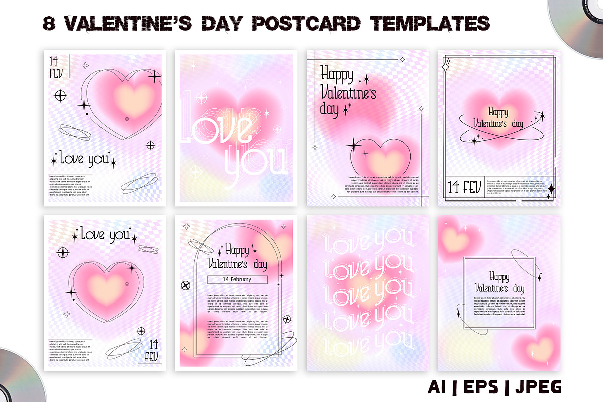 Valentine's day flyers set, a Flyer Template by Boo Guevara Shop (Photo 1 of 3)