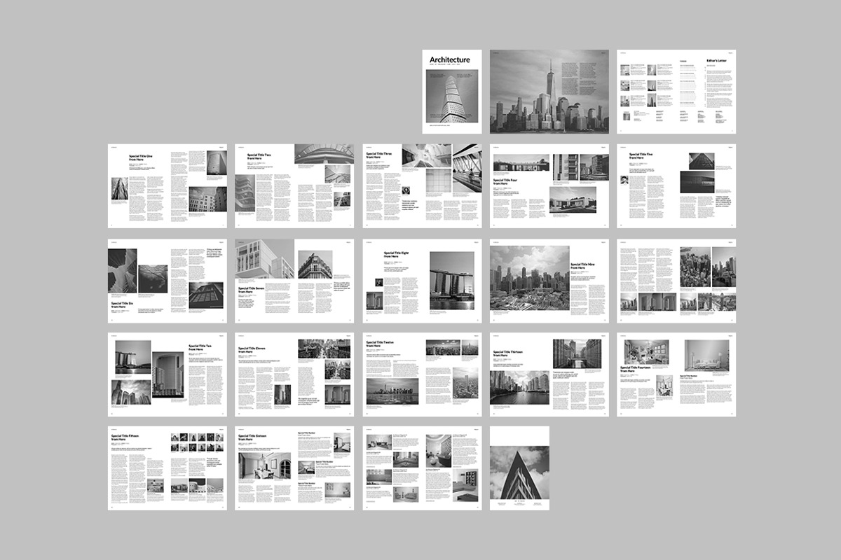 Architecture Magazine, a Magazine Template by Firtana (Photo 10 of 10)