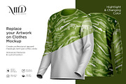 Long Sleeve Jersey Set Mockup, a Shirt Mockup by Mildstudio (Thumbnail 2 of 9)