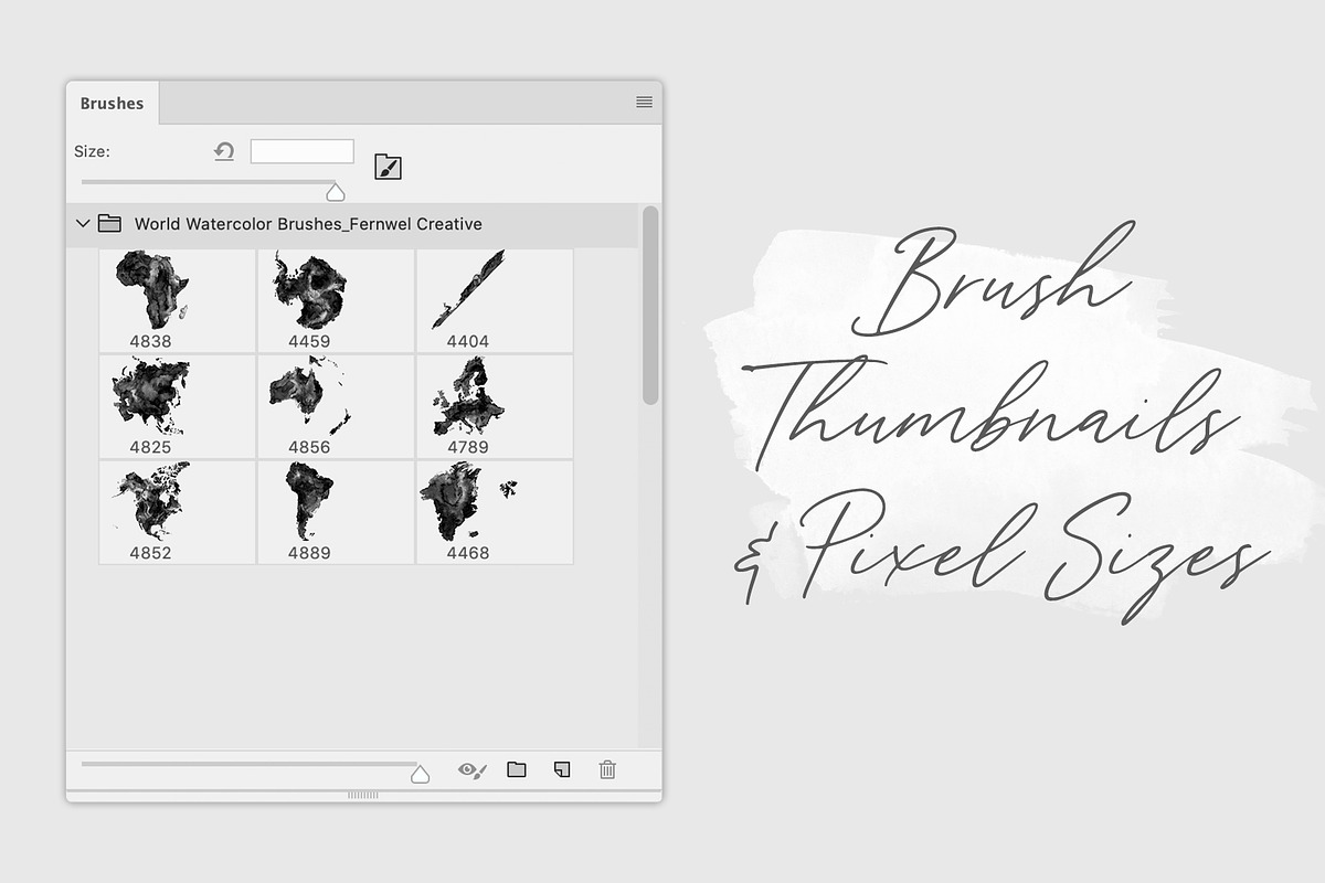 World Watercolor PS Brush Pack, a Brush Add-On by Fernwel Creative (Photo 3 of 6)