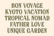 Badoney Knitted, a Serif Font by Craft Supply Co. (Thumbnail 4 of 8)