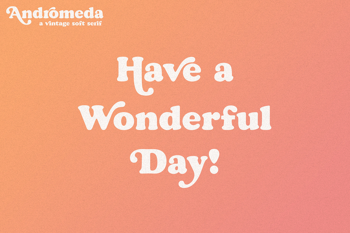 Andromeda // A Vintage Soft Serif, a Serif Font by Megs Lang (Photo 18 of 18)