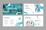 Medical Health Report Template, a Presentation Template by White Graphic (Thumbnail 2 of 11)